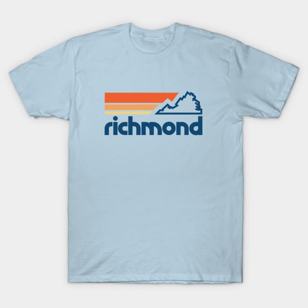 80's Retro Richmond Virginia Shirt T-Shirt by sombreroinc